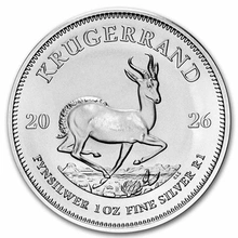 Moneda Krugerrand de 1 oz de Plata 2026
