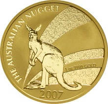 Nugget Australiano de 1oz de Oro 2007