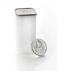Moneda Bestias de la Reina El Grifo de Eduardo III de Plata de 2 oz