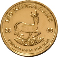 Krugerrand de 1/10oz de Oro 2008