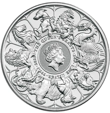 Moneda Bestias de la Reina Completer de Plata de 2 oz 2021