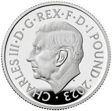 Moneda Plata 1/2 oz Proof - 75 Aniversario de Carlos III de Reino Unido 2023