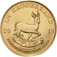 Moneda Krugerrand de 1/4 oz de Oro 2013