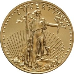 Moneda American Eagle de Oro de 1/2 oz 2012