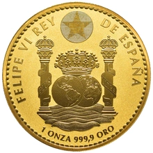 Moneda de Oro del Oso Pardo 1oz
