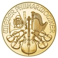 Moneda Filarmónica Viena de Oro de 1/25 oz 2023