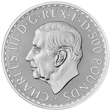 Moneda Britannia de Plata de 1kg Año 2023 (Rey)