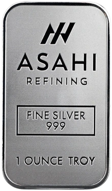 Lingote de Plata de 1 oz Asahi