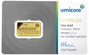 Lingote de Oro de 2,5 g Umicore
