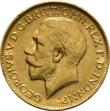 Moneda Soberano de Oro 1915 Jorge V (P)