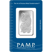 Lingote de Plata de 1/2 oz PAMP