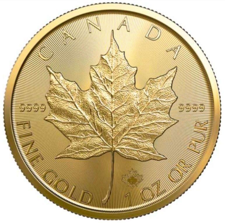 Maple Leaf Canadiense de 1 oz de Oro 2023
