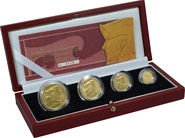 Juego de 4 Britannias Proof 2003 (en Caja Original)