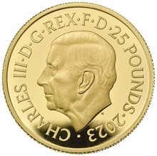 Moneda Mitos y Leyendas Morgana Proof de Oro de 1/4 oz 2024