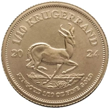 Moneda Krugerrand de 1/10 oz de Oro 2024
