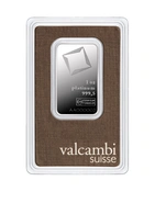 Lingote de Platino de 1 oz Valcambi