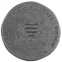 Carro de Guerra 5 oz de Plata 2020