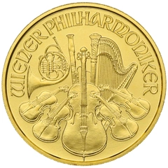 Moneda Filarmónica Viena de Oro de 1/10 oz 2020