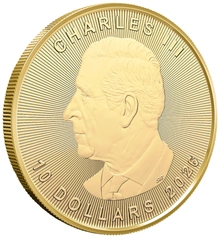 Maple Leaf Canadiense de 1/4 oz de Oro 2026
