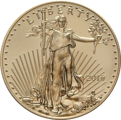 Moneda American Eagle de Oro de 1/2 oz 2016