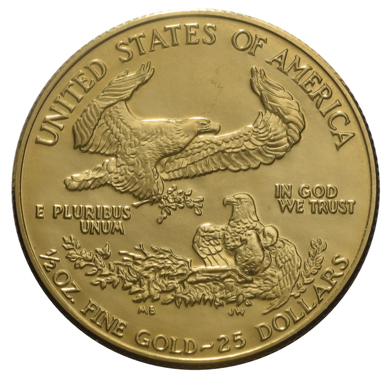 1988 Half Ounce Eagle Gold Coin