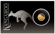 Moneda Canguro de Oro de Medio Gramo