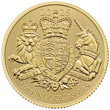 Moneda Escudo de Armas de Oro de 1 oz 2025