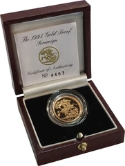 Moneda Soberano de Oro Proof 1995 en Caja Original