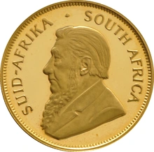 Moneda Krugerrand de Oro de 1/2 oz Proof 1986
