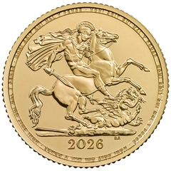 Moneda Medio Soberano de Oro 2026