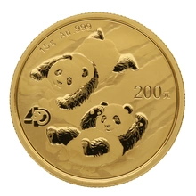Moneda Panda Chino de Oro de 15 g 2022