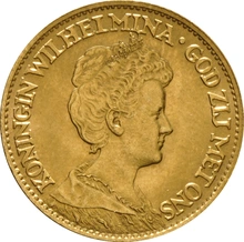 Moneda 10 Florines Neerlandeses de Oro (de Nuestra Elección)