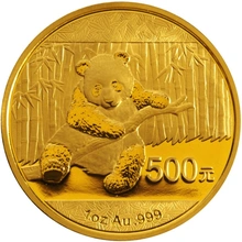 Moneda Panda Chino de Oro de 1 oz 2014