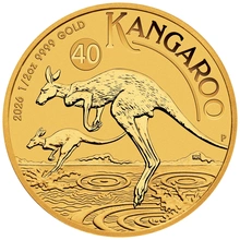 Moneda Canguro Australiano de Oro de 1/2 oz 2026