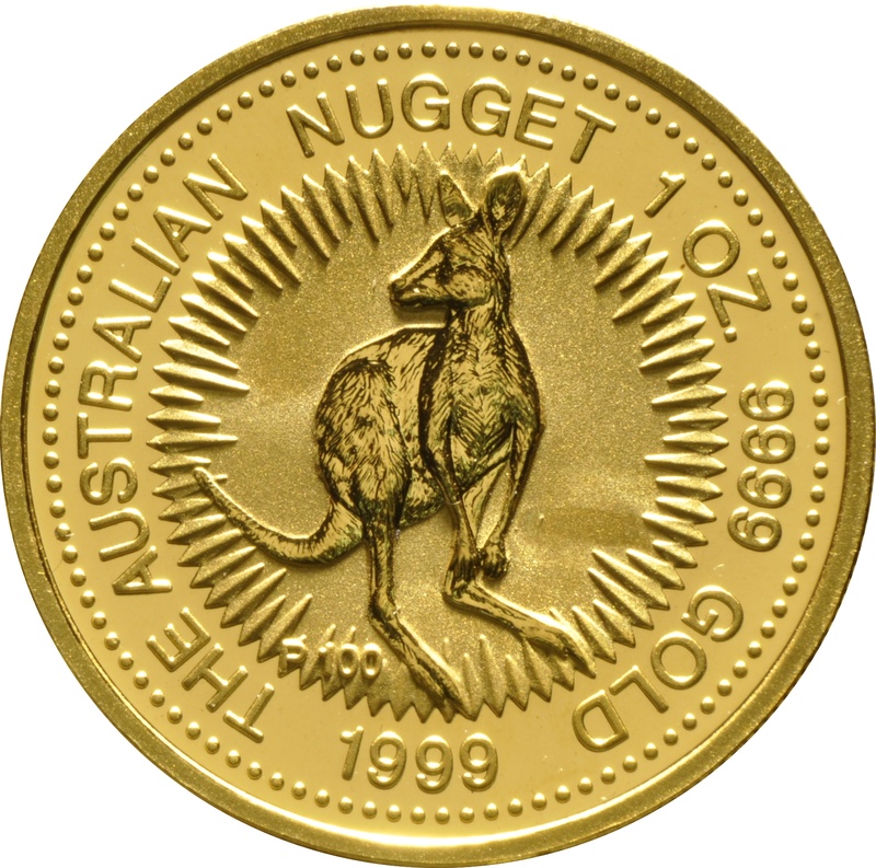 Nugget Australiano de 1oz de Oro 1999