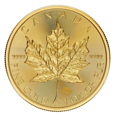 Maple Leaf Canadiense de 1 oz de Oro 2026