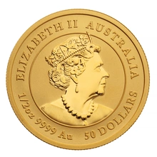 Moneda Oro 1/2 oz Perth Mint 2022 Año del Tigre