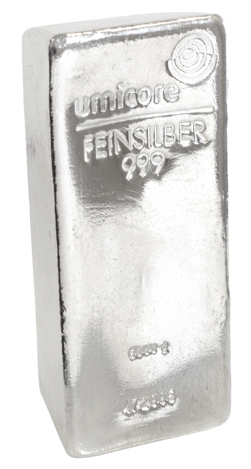 Lingote de Plata de 5 kg Umicore
