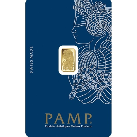 Lingote de Oro de 1 g PAMP