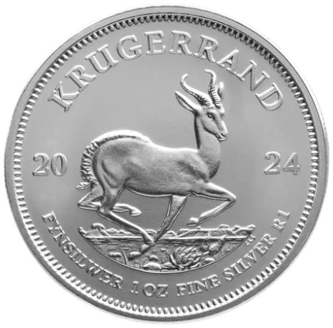 Moneda Krugerrand de 1 oz de Plata 2024