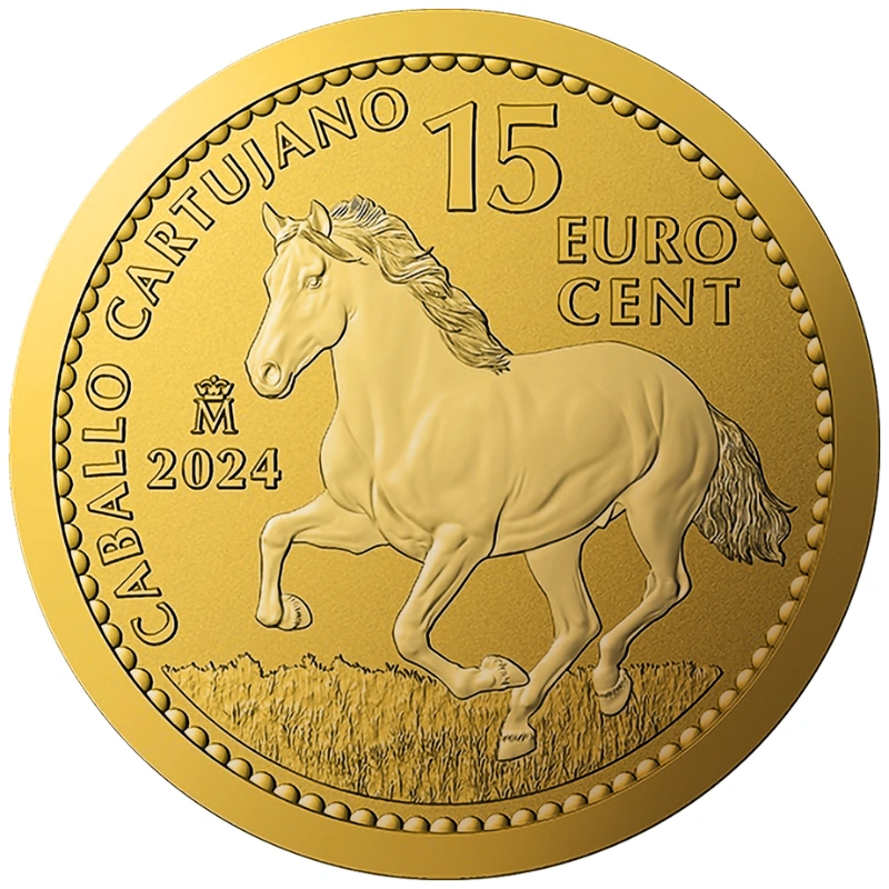 Moneda Caballo Cartujano de Oro de 1/10 oz 2024