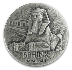 Moneda de Plata de 5 onzas en caja 2019 Esfinge de Hatshepsut