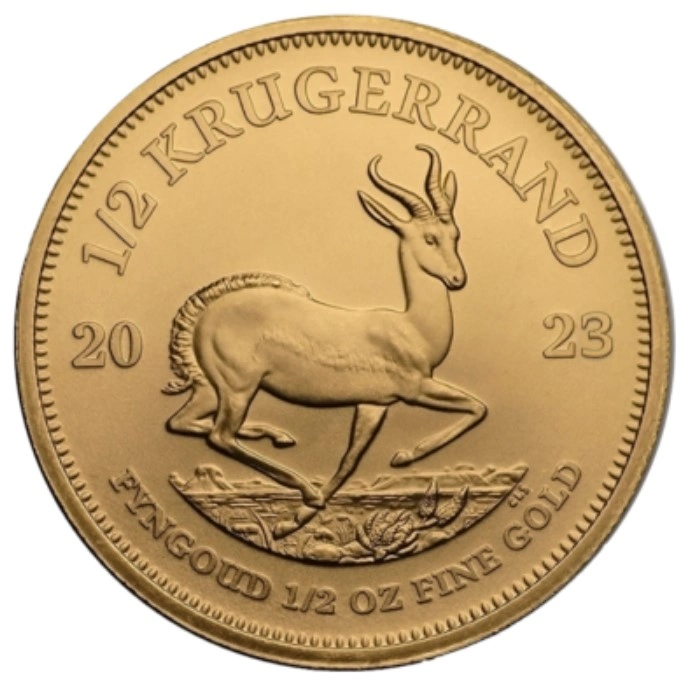 Moneda Krugerrand de 1/2 oz de Oro 2023