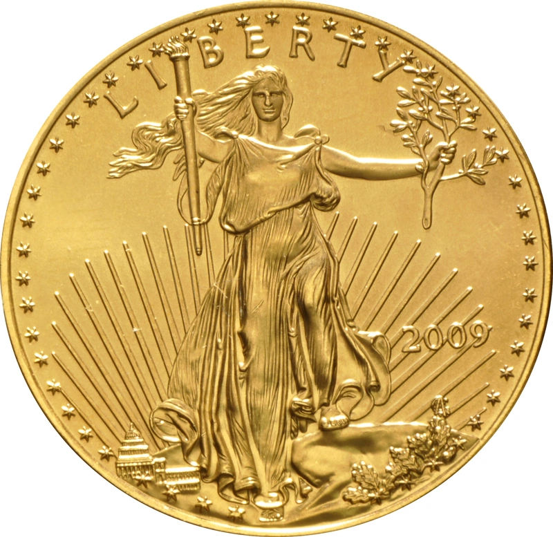 Moneda American Eagle de Oro de 1 oz 2009