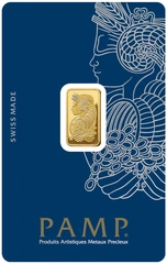 Lingote de Oro de 2,5 g PAMP