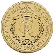 Moneda de Oro de una onza de £100 de la Coronación de 2023