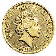 Moneda Britannia de Oro de 1 oz 2020