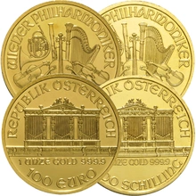 Moneda Filarmónica Viena de Oro de 1 oz (de Nuestra Elección)