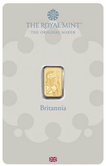 Lingote de Oro Britannia de 1g