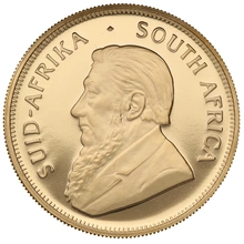 Moneda Krugerrand de Oro de 1/2 oz Proof 1985